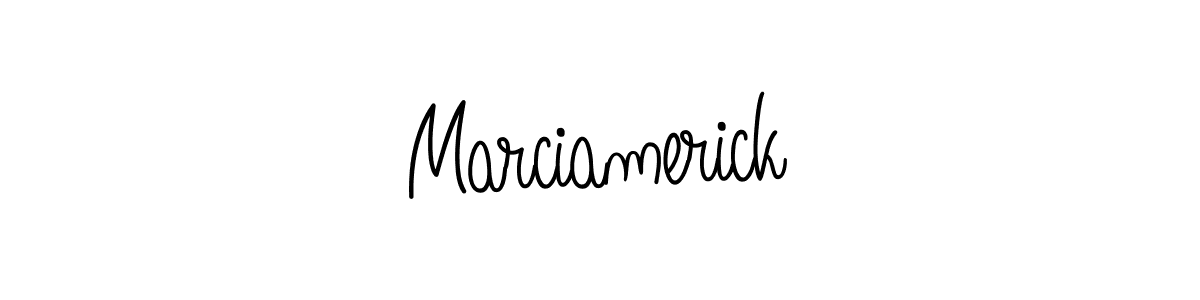 Make a beautiful signature design for name Marciamerick. Use this online signature maker to create a handwritten signature for free. Marciamerick signature style 5 images and pictures png