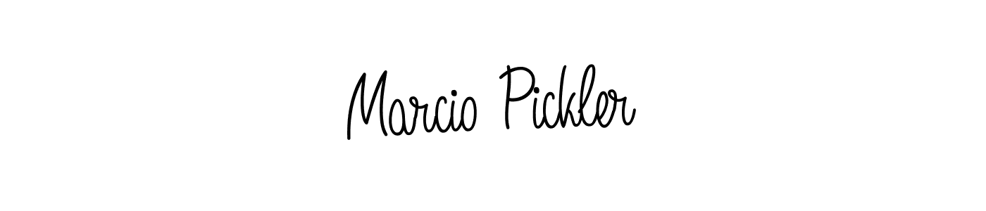 Make a beautiful signature design for name Marcio Pickler. Use this online signature maker to create a handwritten signature for free. Marcio Pickler signature style 5 images and pictures png