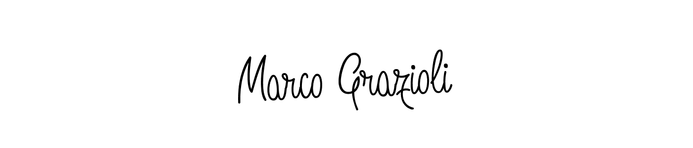 Design your own signature with our free online signature maker. With this signature software, you can create a handwritten (Angelique-Rose-font-FFP) signature for name Marco Grazioli. Marco Grazioli signature style 5 images and pictures png