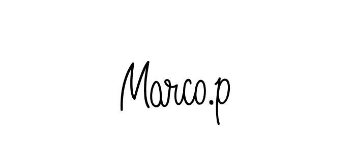 How to Draw Marco.p signature style? Angelique-Rose-font-FFP is a latest design signature styles for name Marco.p. Marco.p signature style 5 images and pictures png