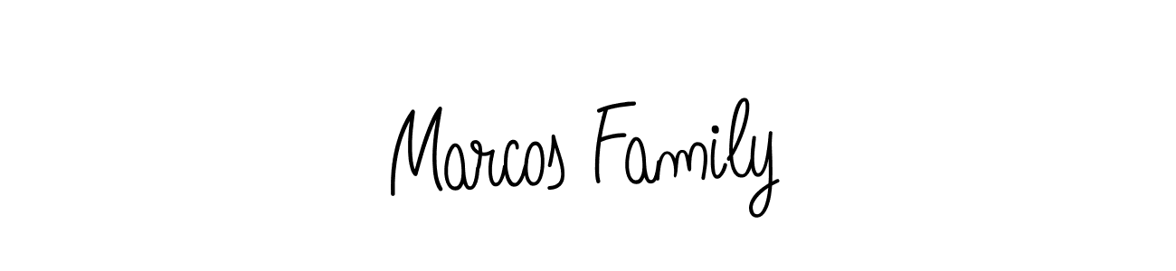 How to make Marcos Family signature? Angelique-Rose-font-FFP is a professional autograph style. Create handwritten signature for Marcos Family name. Marcos Family signature style 5 images and pictures png