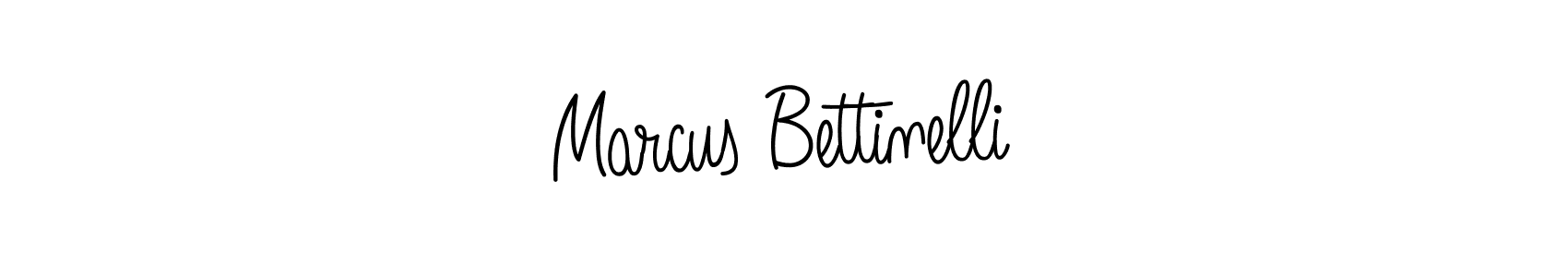 How to make Marcus Bettinelli name signature. Use Angelique-Rose-font-FFP style for creating short signs online. This is the latest handwritten sign. Marcus Bettinelli signature style 5 images and pictures png