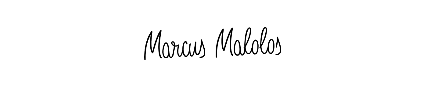 The best way (Angelique-Rose-font-FFP) to make a short signature is to pick only two or three words in your name. The name Marcus Malolos include a total of six letters. For converting this name. Marcus Malolos signature style 5 images and pictures png