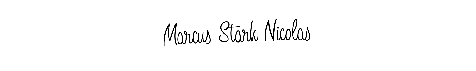 Also we have Marcus Stark Nicolas name is the best signature style. Create professional handwritten signature collection using Angelique-Rose-font-FFP autograph style. Marcus Stark Nicolas signature style 5 images and pictures png