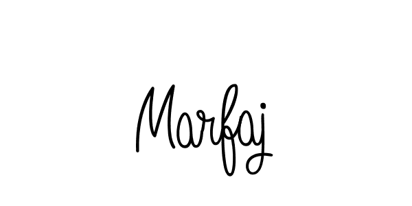 Use a signature maker to create a handwritten signature online. With this signature software, you can design (Angelique-Rose-font-FFP) your own signature for name Marfaj. Marfaj signature style 5 images and pictures png