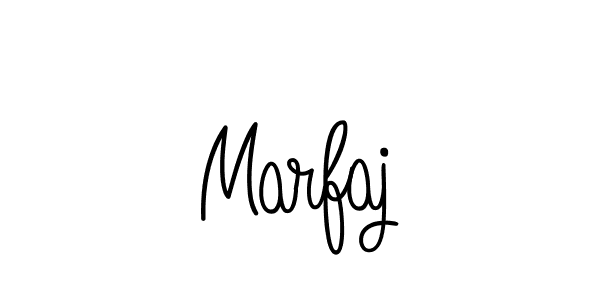 Use a signature maker to create a handwritten signature online. With this signature software, you can design (Angelique-Rose-font-FFP) your own signature for name Marfaj. Marfaj signature style 5 images and pictures png