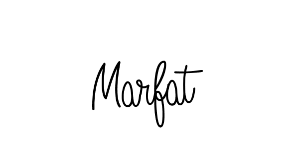 Design your own signature with our free online signature maker. With this signature software, you can create a handwritten (Angelique-Rose-font-FFP) signature for name Marfat. Marfat signature style 5 images and pictures png