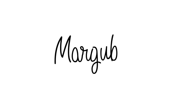 The best way (Angelique-Rose-font-FFP) to make a short signature is to pick only two or three words in your name. The name Margub include a total of six letters. For converting this name. Margub signature style 5 images and pictures png