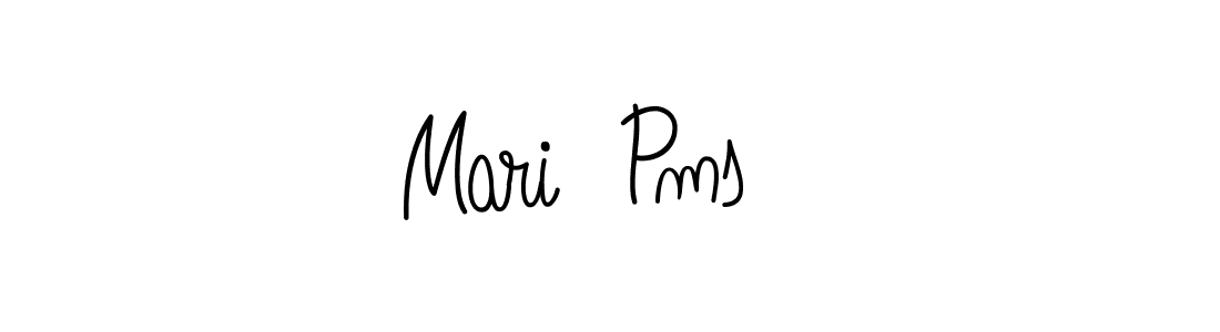 How to make Mari  Pms   name signature. Use Angelique-Rose-font-FFP style for creating short signs online. This is the latest handwritten sign. Mari  Pms   signature style 5 images and pictures png
