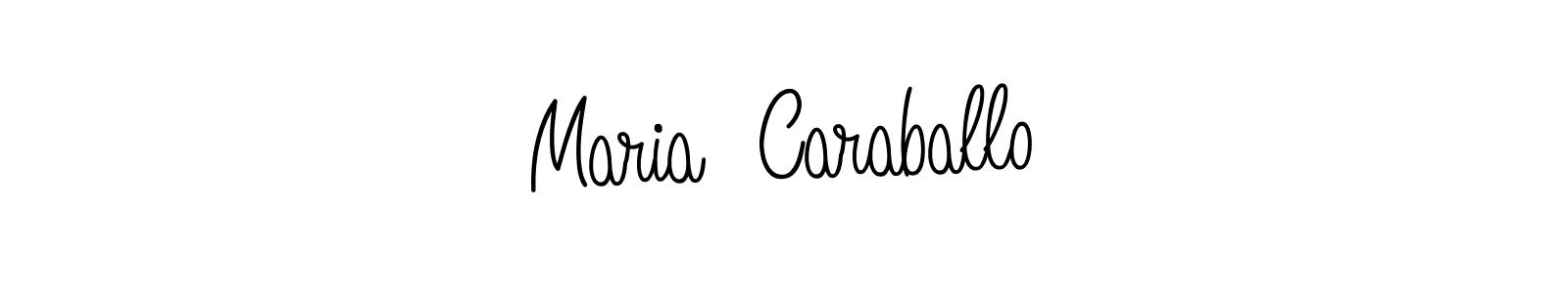 Angelique-Rose-font-FFP is a professional signature style that is perfect for those who want to add a touch of class to their signature. It is also a great choice for those who want to make their signature more unique. Get Maria  Caraballo name to fancy signature for free. Maria  Caraballo signature style 5 images and pictures png