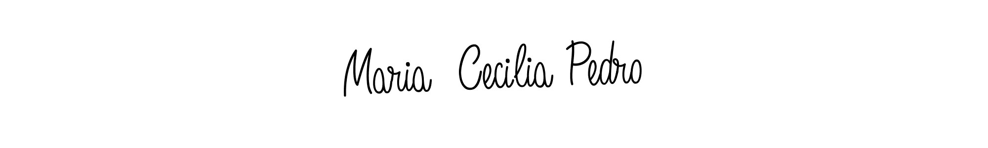 How to make Maria  Cecilia Pedro signature? Angelique-Rose-font-FFP is a professional autograph style. Create handwritten signature for Maria  Cecilia Pedro name. Maria  Cecilia Pedro signature style 5 images and pictures png