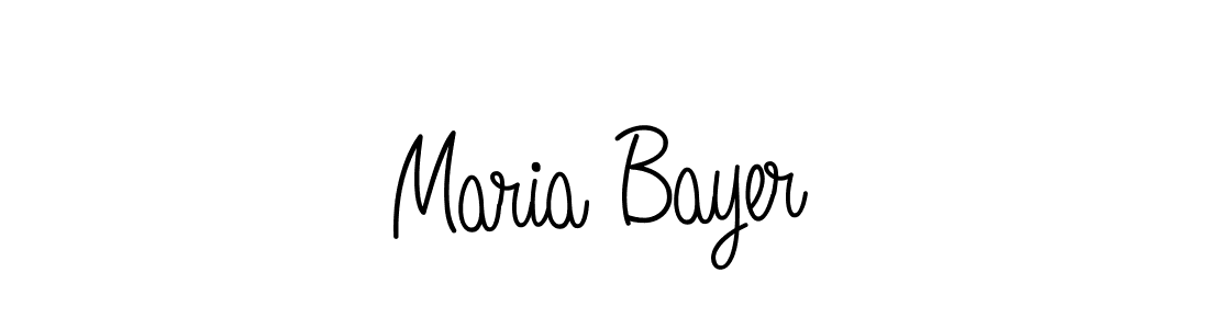 Design your own signature with our free online signature maker. With this signature software, you can create a handwritten (Angelique-Rose-font-FFP) signature for name Maria Bayer. Maria Bayer signature style 5 images and pictures png