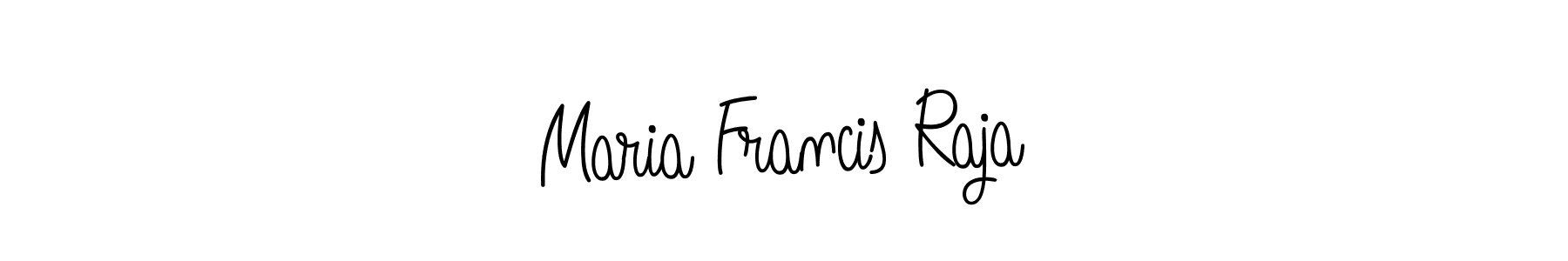 Once you've used our free online signature maker to create your best signature Angelique-Rose-font-FFP style, it's time to enjoy all of the benefits that Maria Francis Raja name signing documents. Maria Francis Raja signature style 5 images and pictures png