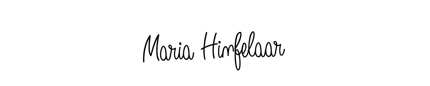 Create a beautiful signature design for name Maria Hinfelaar. With this signature (Angelique-Rose-font-FFP) fonts, you can make a handwritten signature for free. Maria Hinfelaar signature style 5 images and pictures png