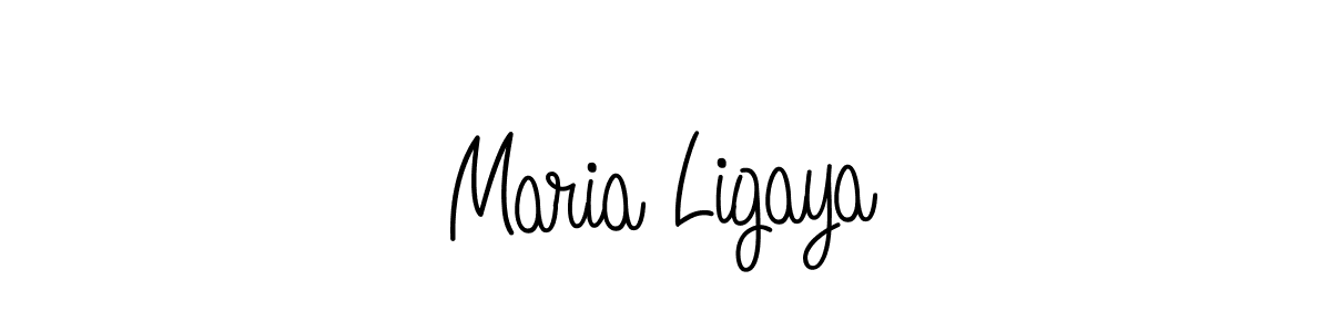 Also we have Maria Ligaya name is the best signature style. Create professional handwritten signature collection using Angelique-Rose-font-FFP autograph style. Maria Ligaya signature style 5 images and pictures png