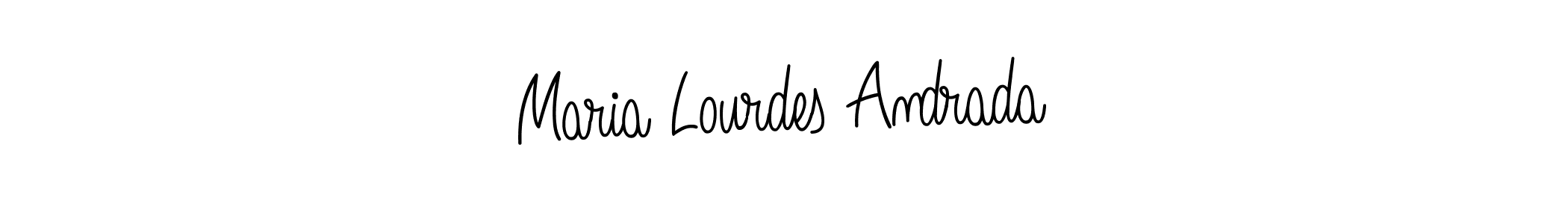 Create a beautiful signature design for name Maria Lourdes Andrada. With this signature (Angelique-Rose-font-FFP) fonts, you can make a handwritten signature for free. Maria Lourdes Andrada signature style 5 images and pictures png