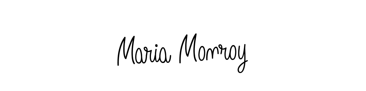 Also we have Maria Monroy name is the best signature style. Create professional handwritten signature collection using Angelique-Rose-font-FFP autograph style. Maria Monroy signature style 5 images and pictures png