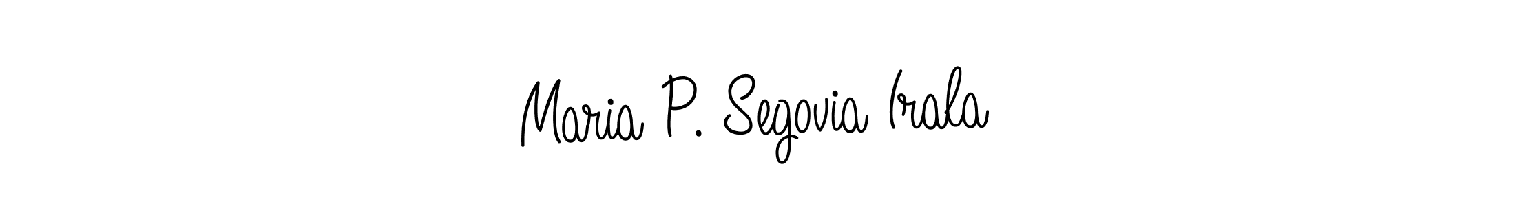 It looks lik you need a new signature style for name Maria P. Segovia Irala. Design unique handwritten (Angelique-Rose-font-FFP) signature with our free signature maker in just a few clicks. Maria P. Segovia Irala signature style 5 images and pictures png