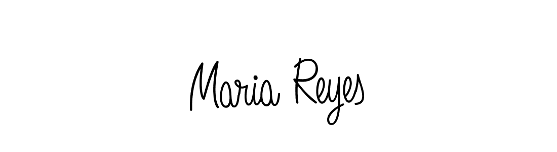 Use a signature maker to create a handwritten signature online. With this signature software, you can design (Angelique-Rose-font-FFP) your own signature for name Maria Reyes. Maria Reyes signature style 5 images and pictures png