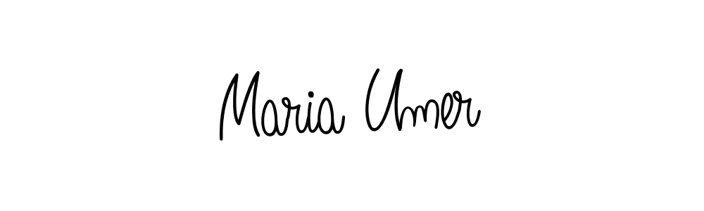 Also we have Maria Umer name is the best signature style. Create professional handwritten signature collection using Angelique-Rose-font-FFP autograph style. Maria Umer signature style 5 images and pictures png