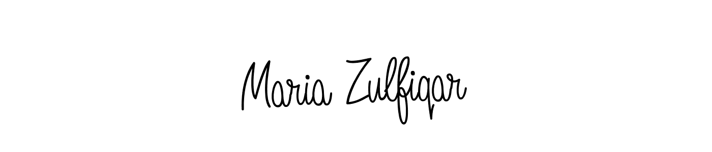 The best way (Angelique-Rose-font-FFP) to make a short signature is to pick only two or three words in your name. The name Maria Zulfiqar include a total of six letters. For converting this name. Maria Zulfiqar signature style 5 images and pictures png