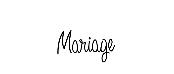 if you are searching for the best signature style for your name Mariage. so please give up your signature search. here we have designed multiple signature styles  using Angelique-Rose-font-FFP. Mariage signature style 5 images and pictures png