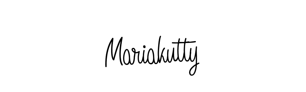 Angelique-Rose-font-FFP is a professional signature style that is perfect for those who want to add a touch of class to their signature. It is also a great choice for those who want to make their signature more unique. Get Mariakutty name to fancy signature for free. Mariakutty signature style 5 images and pictures png