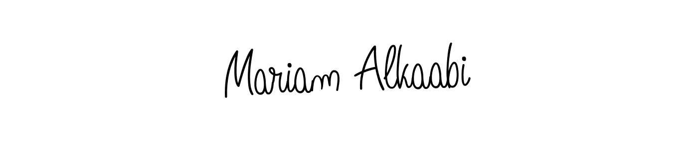 Make a beautiful signature design for name Mariam Alkaabi. Use this online signature maker to create a handwritten signature for free. Mariam Alkaabi signature style 5 images and pictures png