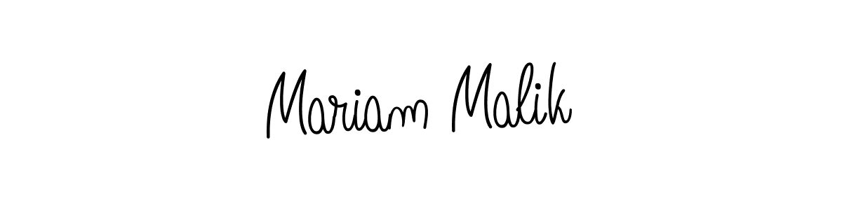 Also we have Mariam Malik name is the best signature style. Create professional handwritten signature collection using Angelique-Rose-font-FFP autograph style. Mariam Malik signature style 5 images and pictures png