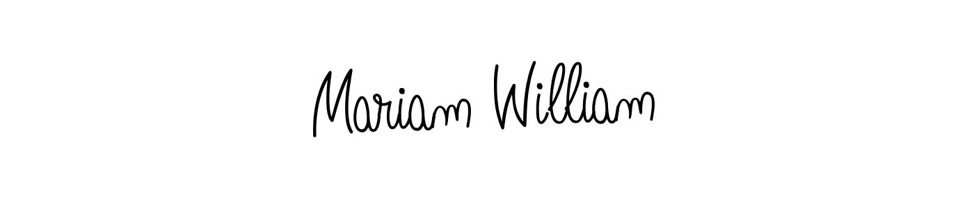 How to Draw Mariam William signature style? Angelique-Rose-font-FFP is a latest design signature styles for name Mariam William. Mariam William signature style 5 images and pictures png