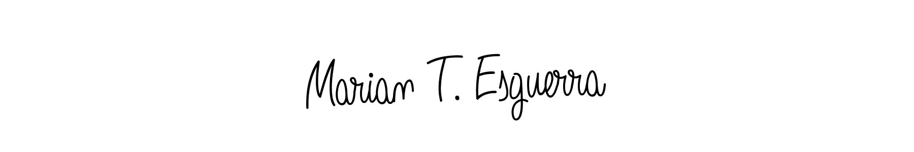 Check out images of Autograph of Marian T. Esguerra name. Actor Marian T. Esguerra Signature Style. Angelique-Rose-font-FFP is a professional sign style online. Marian T. Esguerra signature style 5 images and pictures png