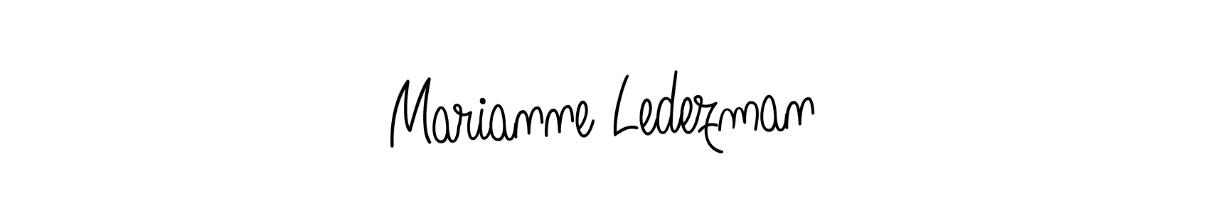 How to make Marianne Ledezman signature? Angelique-Rose-font-FFP is a professional autograph style. Create handwritten signature for Marianne Ledezman name. Marianne Ledezman signature style 5 images and pictures png
