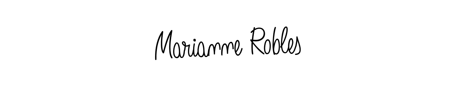 You can use this online signature creator to create a handwritten signature for the name Marianne Robles. This is the best online autograph maker. Marianne Robles signature style 5 images and pictures png