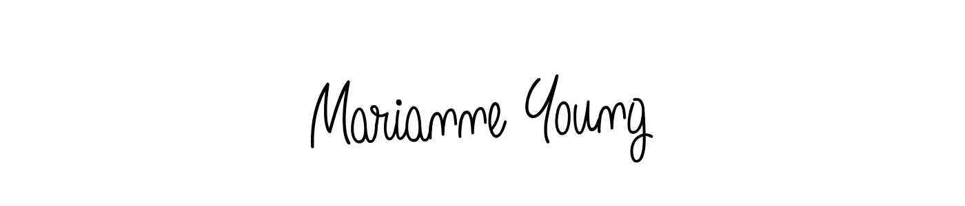 Make a beautiful signature design for name Marianne Young. Use this online signature maker to create a handwritten signature for free. Marianne Young signature style 5 images and pictures png