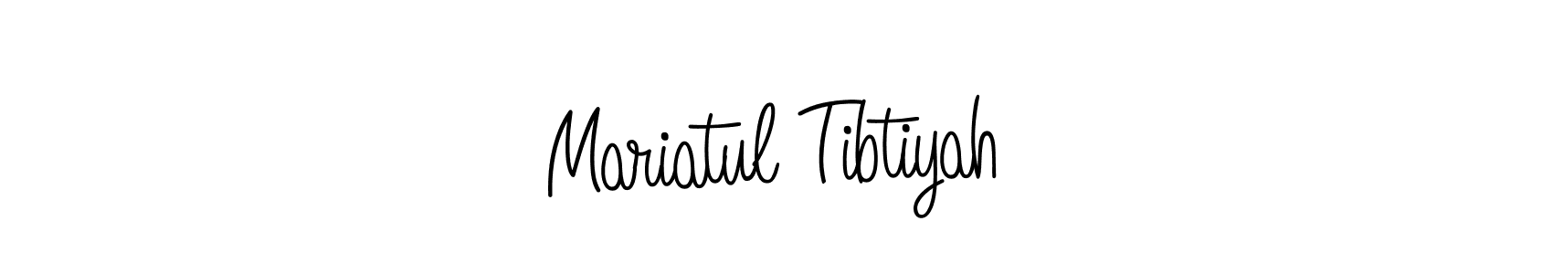 This is the best signature style for the Mariatul Tibtiyah name. Also you like these signature font (Angelique-Rose-font-FFP). Mix name signature. Mariatul Tibtiyah signature style 5 images and pictures png