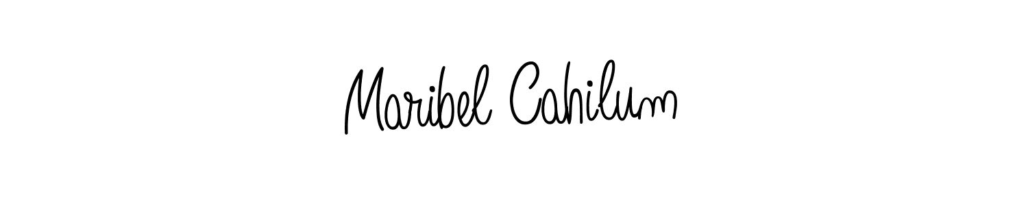 Best and Professional Signature Style for Maribel Cahilum. Angelique-Rose-font-FFP Best Signature Style Collection. Maribel Cahilum signature style 5 images and pictures png