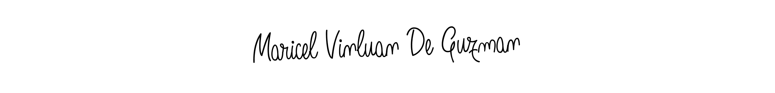 You can use this online signature creator to create a handwritten signature for the name Maricel Vinluan De Guzman. This is the best online autograph maker. Maricel Vinluan De Guzman signature style 5 images and pictures png