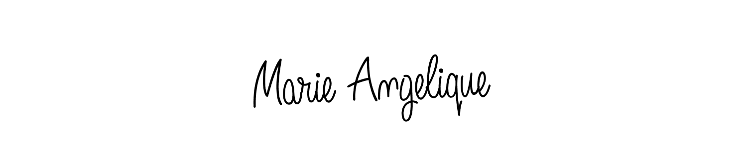 How to Draw Marie Angelique signature style? Angelique-Rose-font-FFP is a latest design signature styles for name Marie Angelique. Marie Angelique signature style 5 images and pictures png