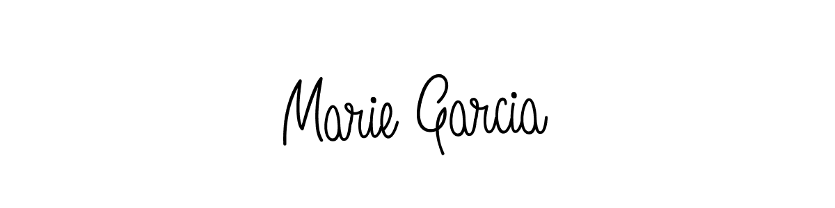 Use a signature maker to create a handwritten signature online. With this signature software, you can design (Angelique-Rose-font-FFP) your own signature for name Marie Garcia. Marie Garcia signature style 5 images and pictures png