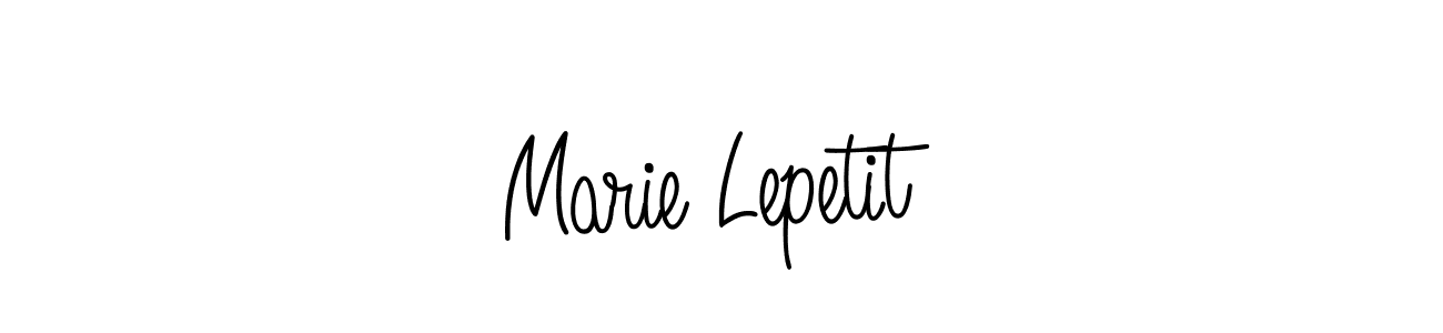 How to Draw Marie Lepetit signature style? Angelique-Rose-font-FFP is a latest design signature styles for name Marie Lepetit. Marie Lepetit signature style 5 images and pictures png