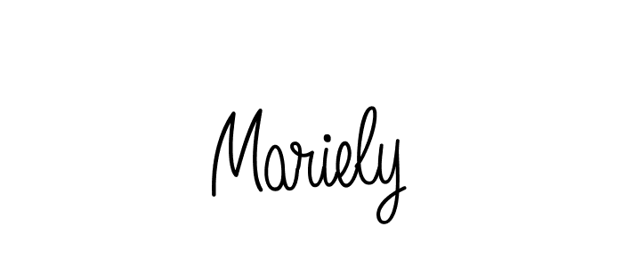 How to make Mariely signature? Angelique-Rose-font-FFP is a professional autograph style. Create handwritten signature for Mariely name. Mariely signature style 5 images and pictures png
