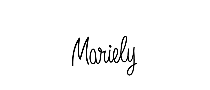 It looks lik you need a new signature style for name Mariely. Design unique handwritten (Angelique-Rose-font-FFP) signature with our free signature maker in just a few clicks. Mariely signature style 5 images and pictures png
