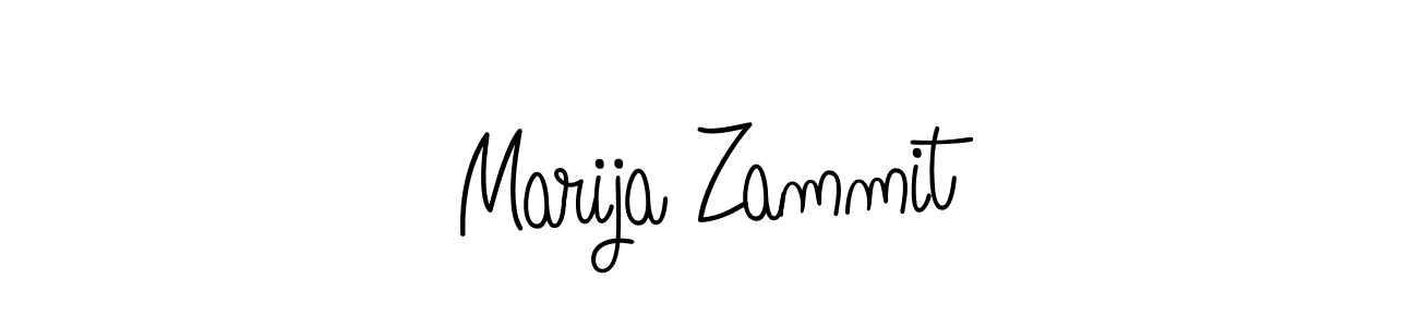 Check out images of Autograph of Marija Zammit name. Actor Marija Zammit Signature Style. Angelique-Rose-font-FFP is a professional sign style online. Marija Zammit signature style 5 images and pictures png