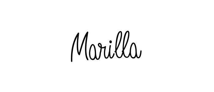 Make a beautiful signature design for name Marilla. Use this online signature maker to create a handwritten signature for free. Marilla signature style 5 images and pictures png