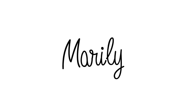 It looks lik you need a new signature style for name Marily. Design unique handwritten (Angelique-Rose-font-FFP) signature with our free signature maker in just a few clicks. Marily signature style 5 images and pictures png