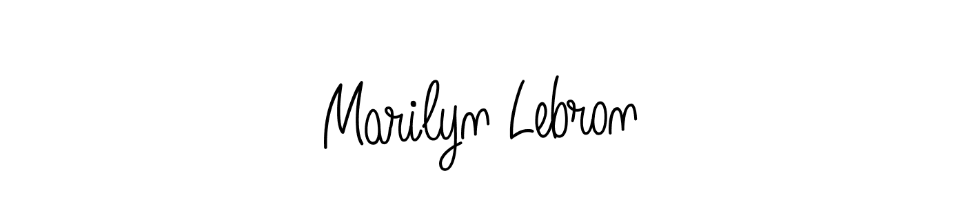 How to Draw Marilyn Lebron signature style? Angelique-Rose-font-FFP is a latest design signature styles for name Marilyn Lebron. Marilyn Lebron signature style 5 images and pictures png