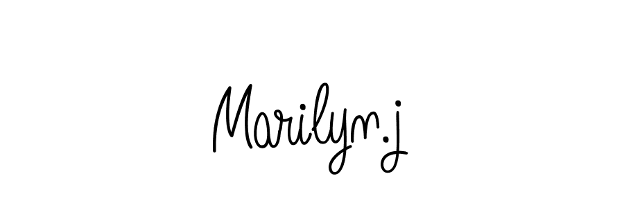 Best and Professional Signature Style for Marilyn.j. Angelique-Rose-font-FFP Best Signature Style Collection. Marilyn.j signature style 5 images and pictures png