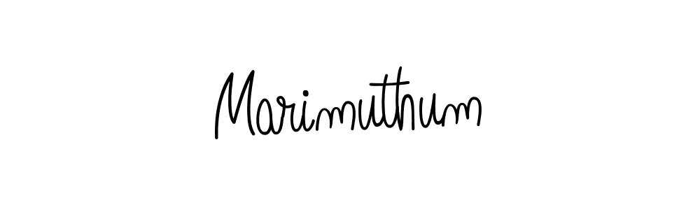 Make a beautiful signature design for name Marimuthum. With this signature (Angelique-Rose-font-FFP) style, you can create a handwritten signature for free. Marimuthum signature style 5 images and pictures png