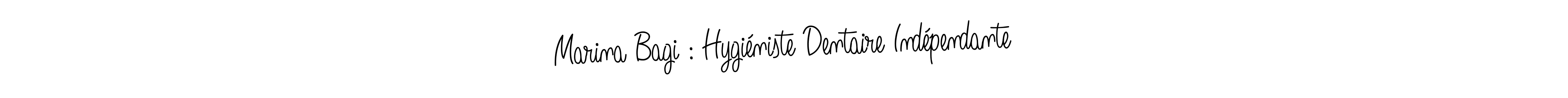 It looks lik you need a new signature style for name Marina Bagi : Hygiéniste Dentaire Indépendante. Design unique handwritten (Angelique-Rose-font-FFP) signature with our free signature maker in just a few clicks. Marina Bagi : Hygiéniste Dentaire Indépendante signature style 5 images and pictures png