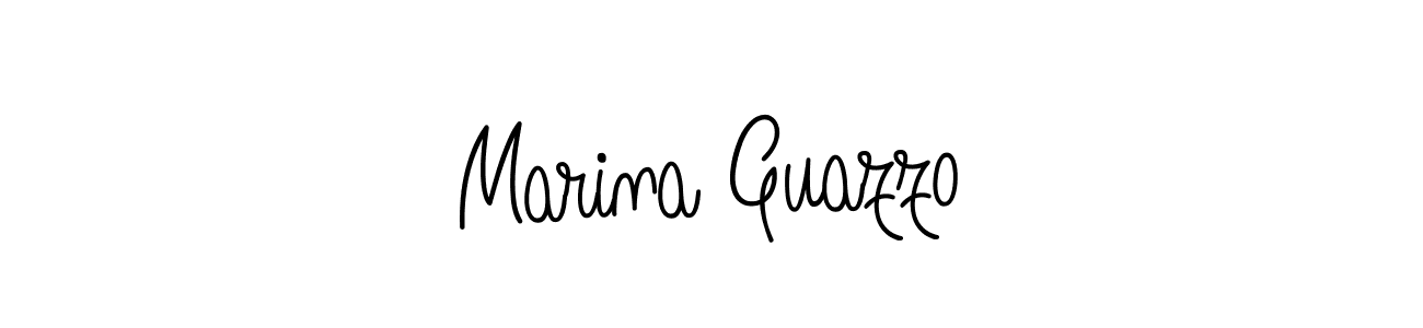 How to Draw Marina Guazzo signature style? Angelique-Rose-font-FFP is a latest design signature styles for name Marina Guazzo. Marina Guazzo signature style 5 images and pictures png